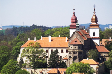 Еврейский район и базилика Святого Прокопа в городе Тршебич